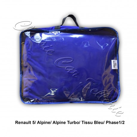 HOUSSE PROTECTION ROUGE TISSU JERSEY INTÉRIEUR RENAULT SUPER 5 GT TURBO -  ALPINE TURBO - Une de Sauvée